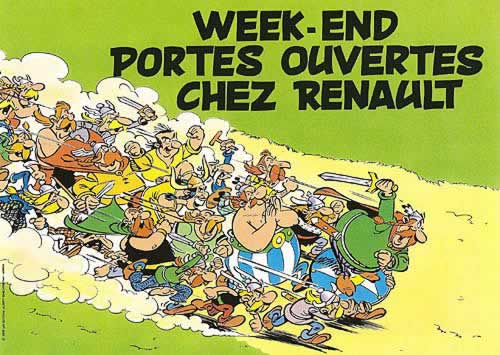 pub asterix, renault